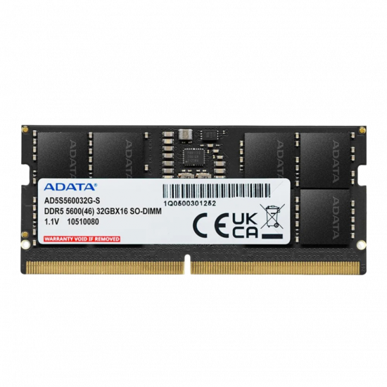 Adata Laptop Memory DDR5 32gb - 5600Mhz (1x32gb)